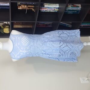 KIMICHI BLUE Blue Lace Dress Cover-up